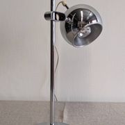 Chrome eye ball lamp, space age, Germany circa 1970.