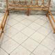 Rattan bed