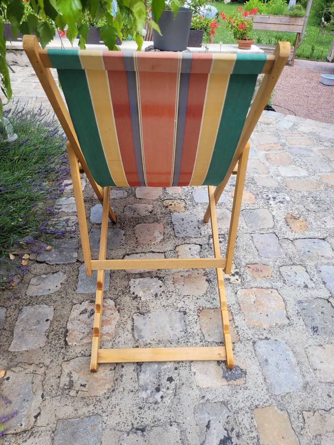 Vintage deck chair