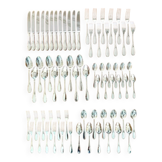 Ercuis 72-piece cutlery set, Lauriers model, excellent condition
