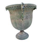 Oval medici in patinated iron