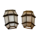 Metal wall lights