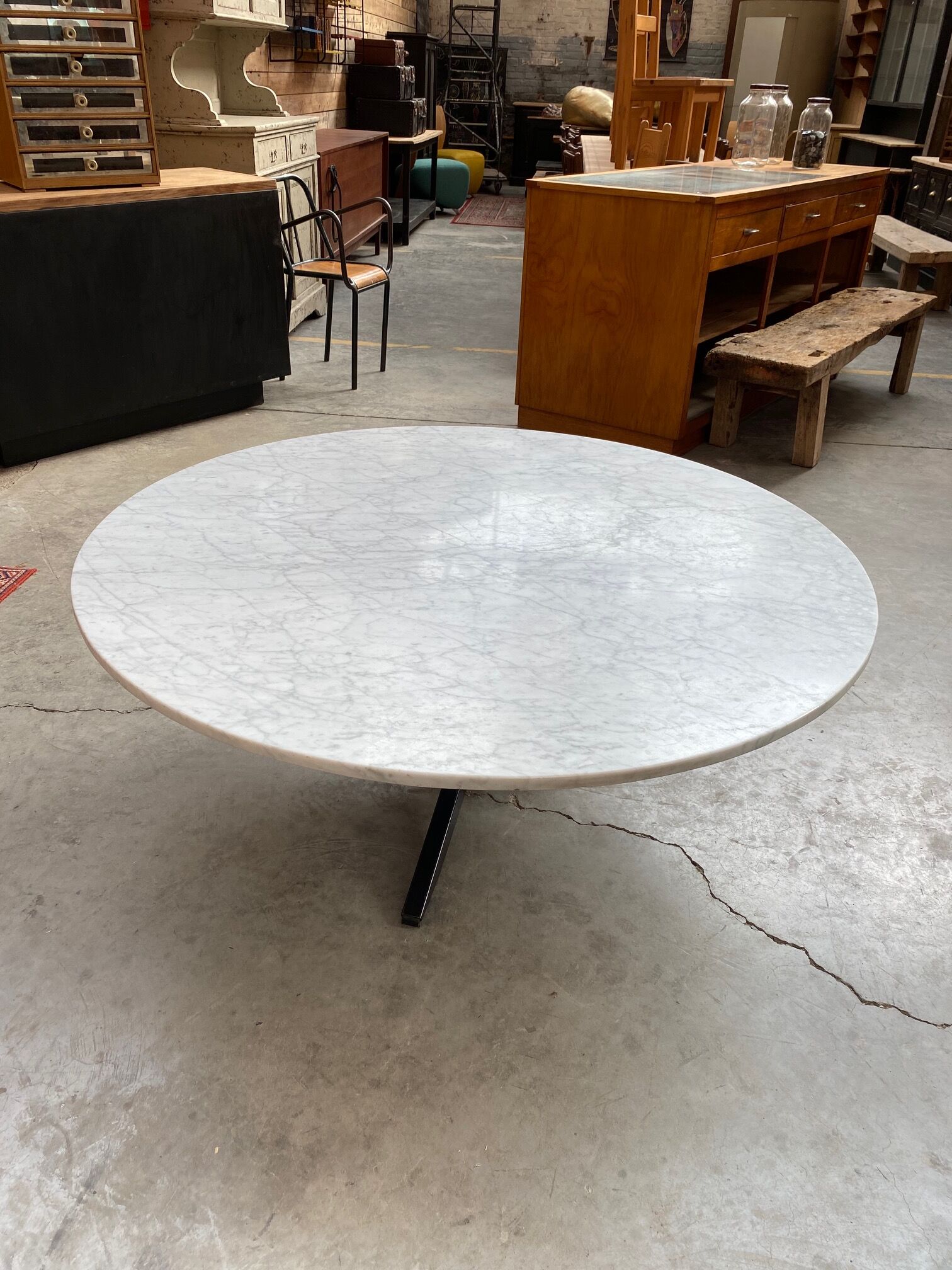 Marble coffee table 70s