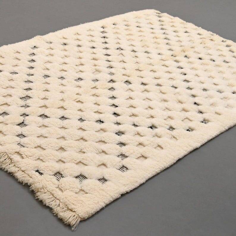 Checkered Beni Mrirt Rug