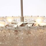 German 1960s chandelier with 60 cristall glass tubes