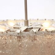 German 1960s chandelier with 60 cristall glass tubes