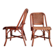 Chaises bistrot en rotin