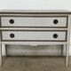 Commode 2 tiroirs rivoli en bois massif michel ferrnd