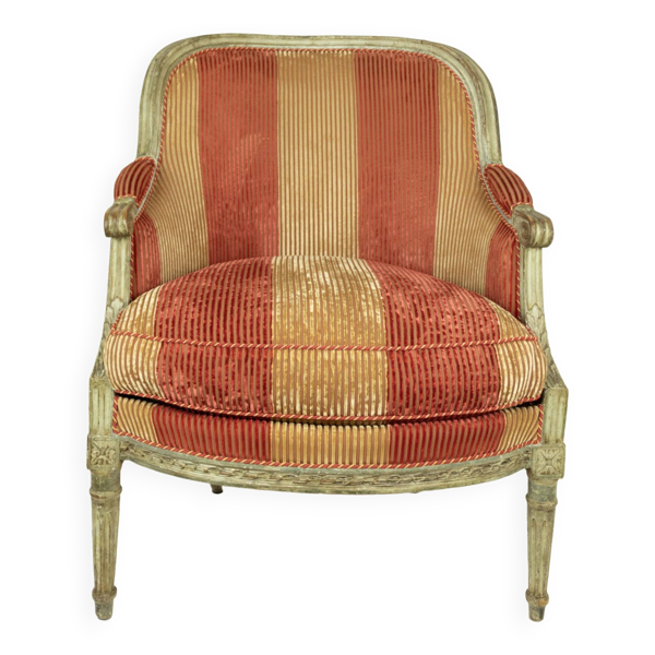 Paire de fauteuils '' Bergère '' de style Louis XVI