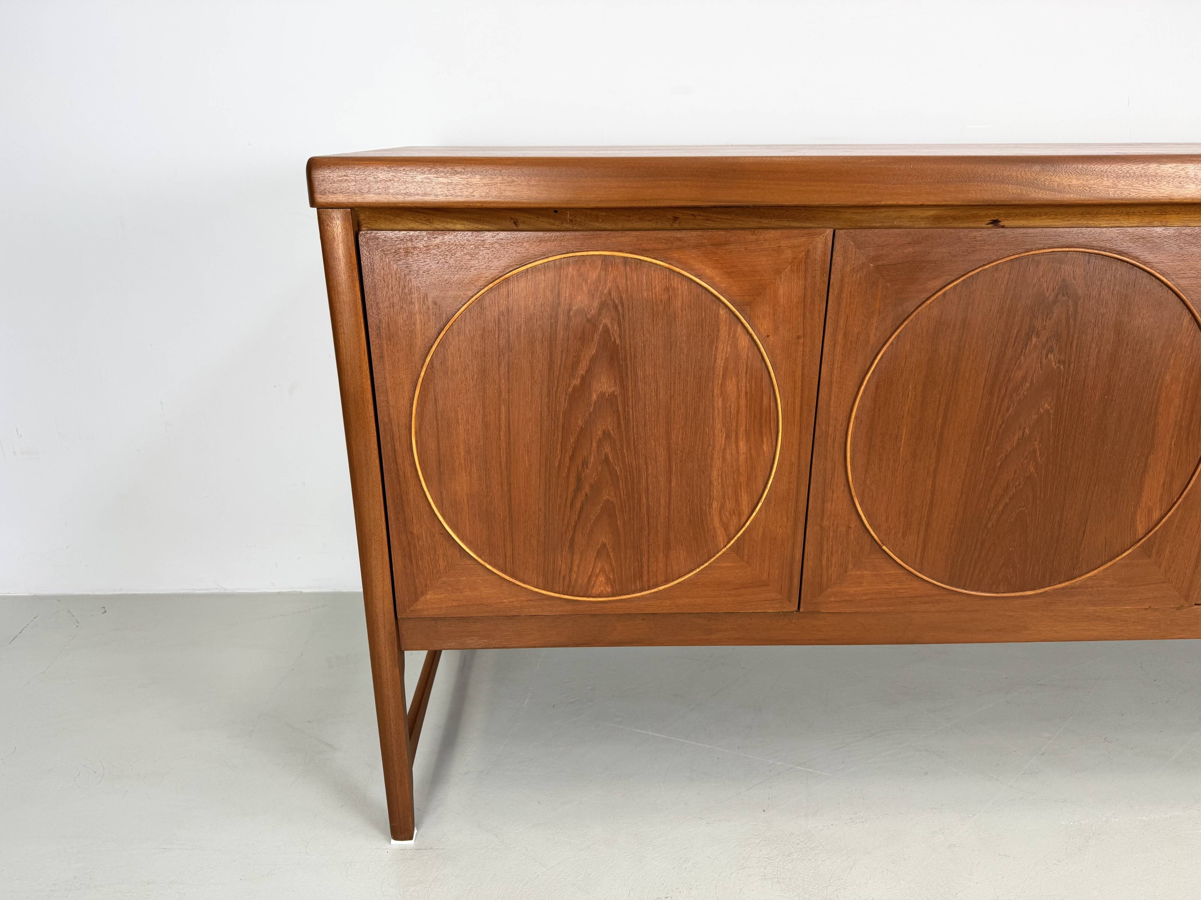Unique vintage teak sideboard from the 1960s, produced by Nathan.
