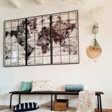 Old school bench metal and wood