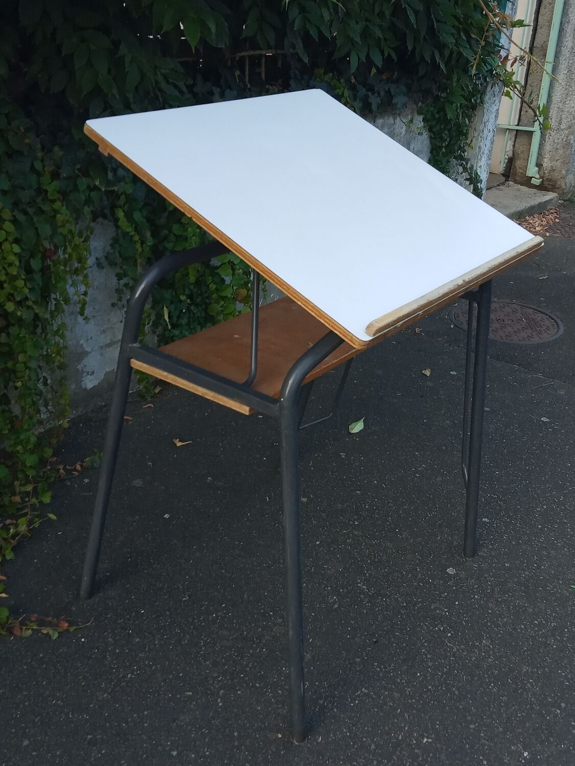 School drawing desk 60s 70s