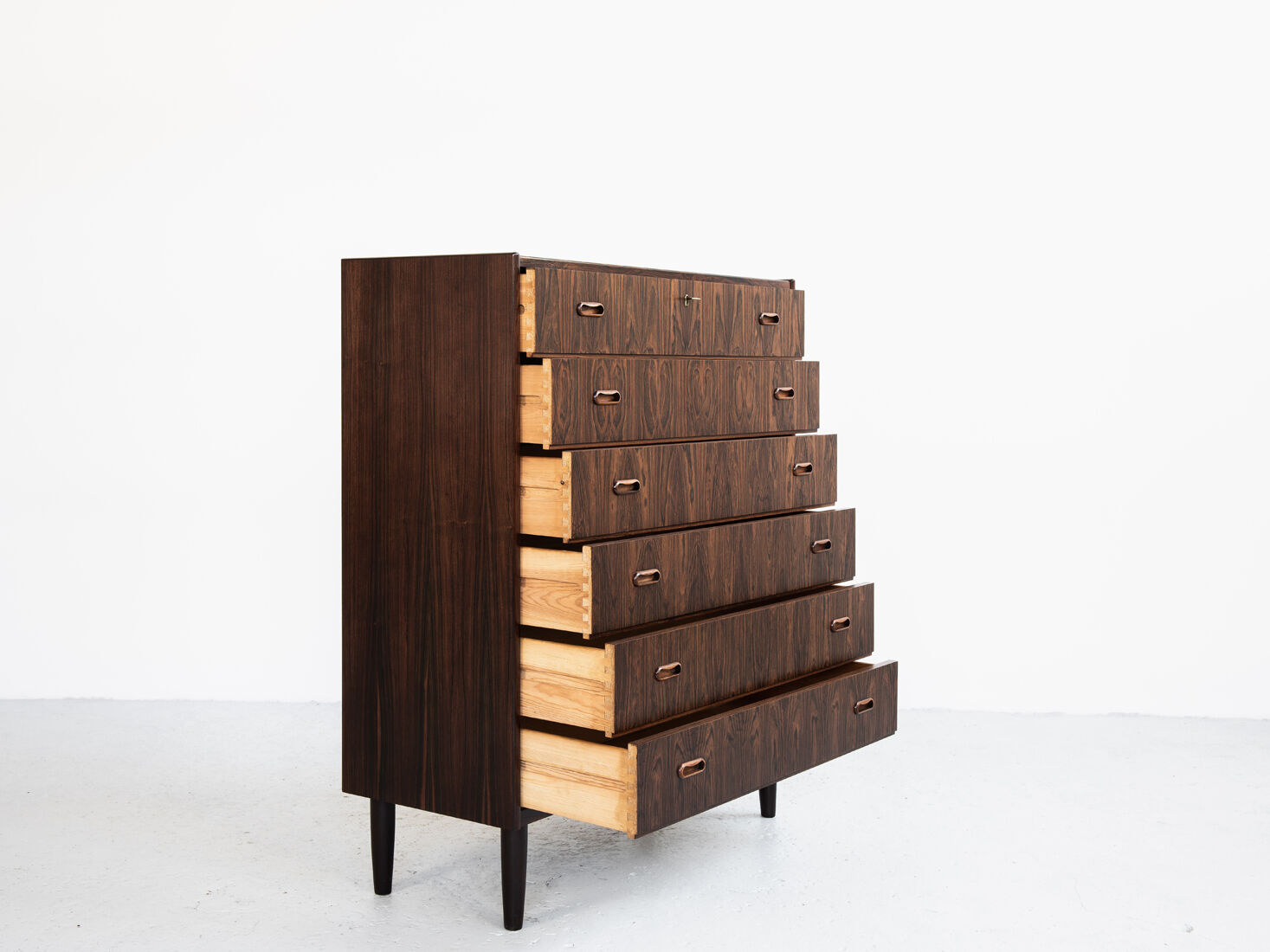 Commode 6 tiroirs en palissandre par VV Møbler