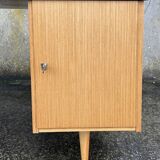 Maison Capelle desk, Scandinavian spirit, vintage, 60s.