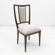 Set of 8 Osvaldo Borsani Mid-Century Modern Italian Bouclè Dining Chairs,50