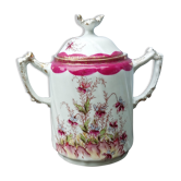 sucrier art nouveau en porcelaine
