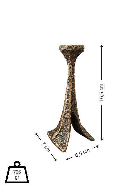 Michael Harjes Brutalist Vintage Candle Holder