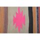 Vintage Turkish Hand-Knotted Wool Cotton Pink Runner Rug 72x398