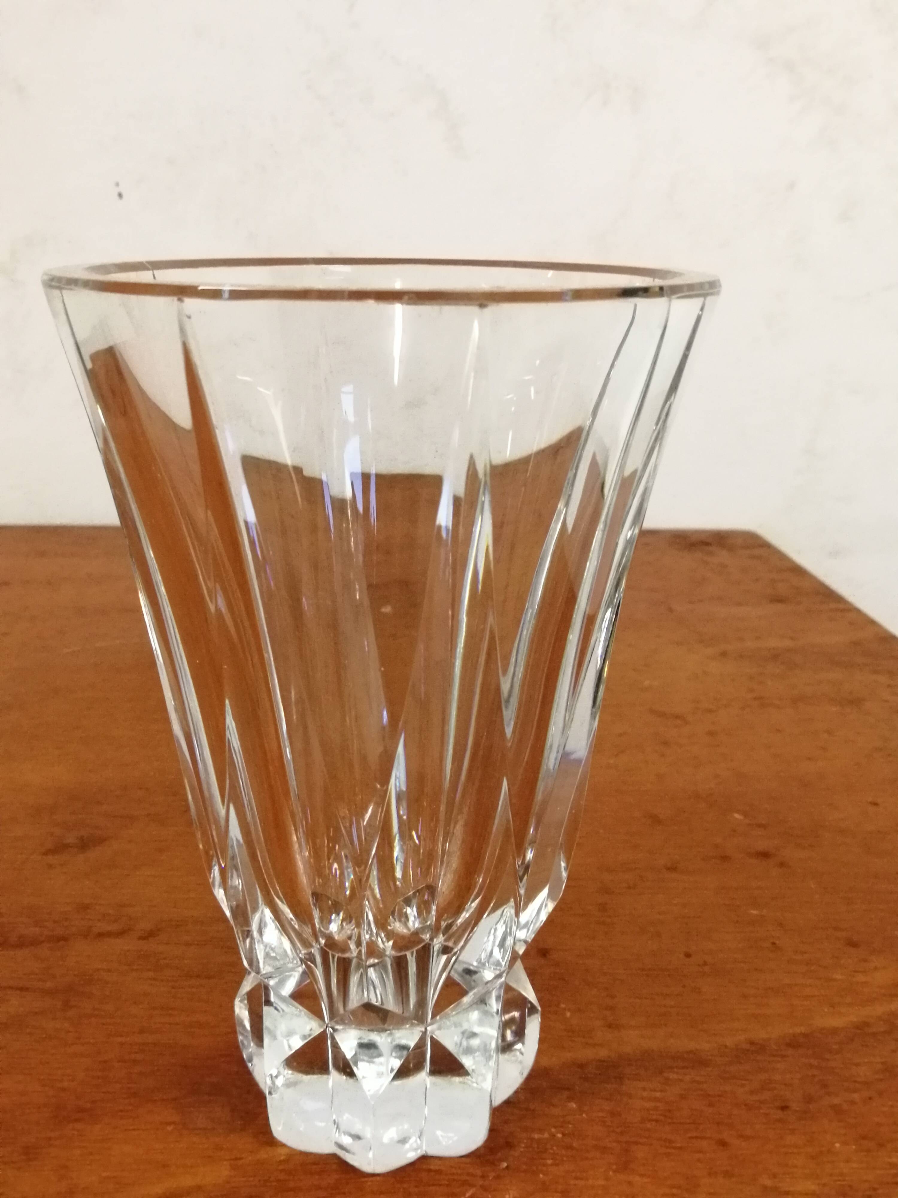 Small Crystal Vase St Louis France