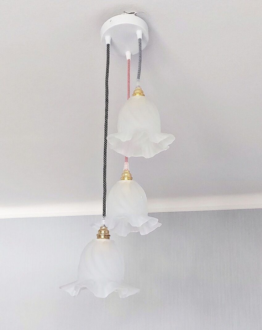 Vintage trio pendant lamp