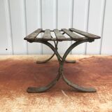Wrought iron footrest