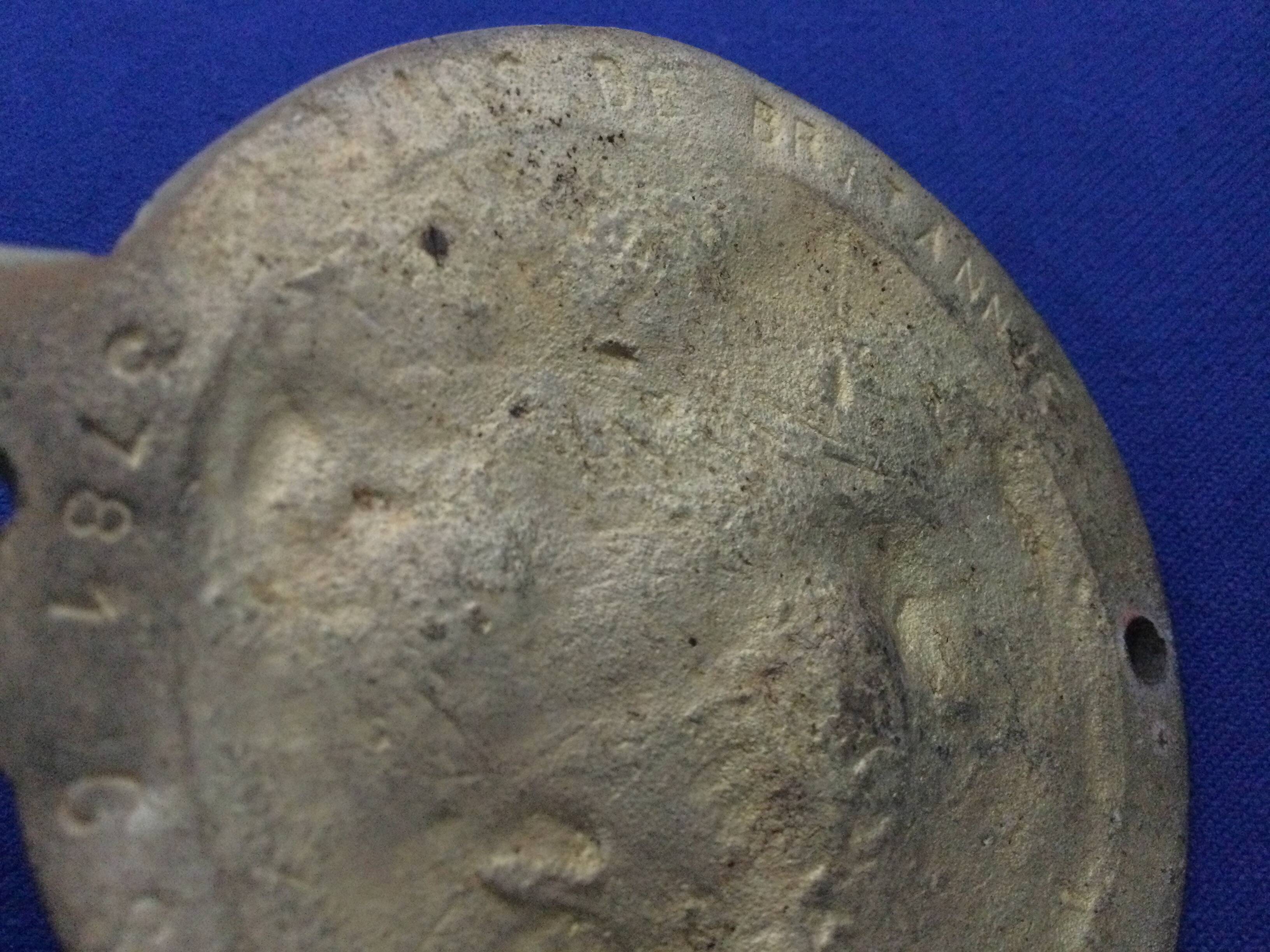 Gilded bronze wall hook numbered rider in armor