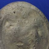 Gilded bronze wall hook numbered rider in armor