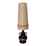 Large vintage 70s ceramic lamp – 1.20m