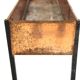 Scandinavian metal planter Sweden, 1960