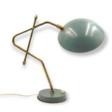 Light blue table lamp, France 1960s