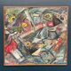 Original Swedish Oil On Canvas – “Composition” By Bengt Fredriksson