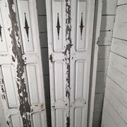 Pair of old shutters