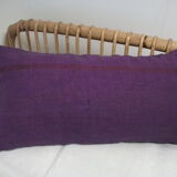 Coussin en lin ancien coloré