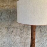 Wooden floor lamp