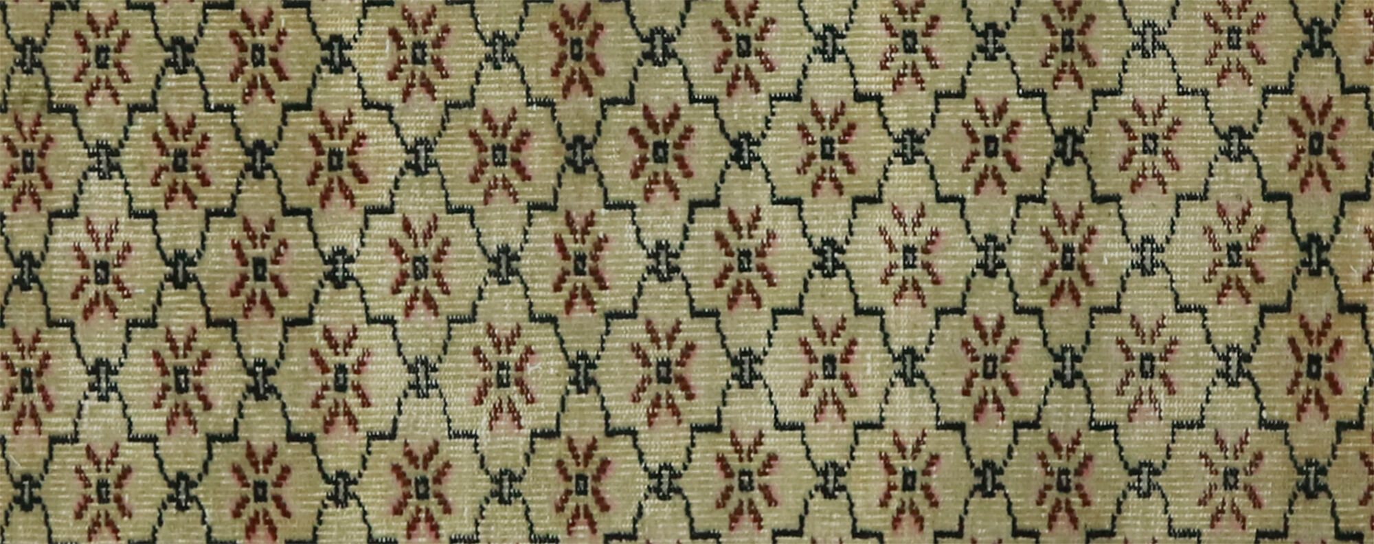 Anatolian handmade vintage rug 340 cm x 77 cm