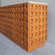 Contemporary Brutalist Carved Wood Sideboard With Travertine Top In review