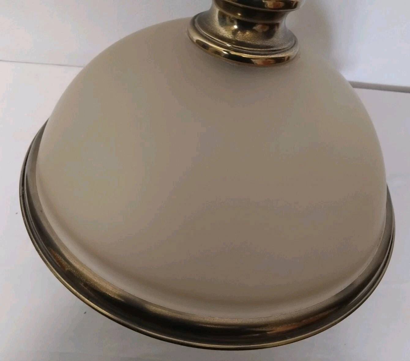 80s Vintage Adjustable Height Pull Cord Pendant Light