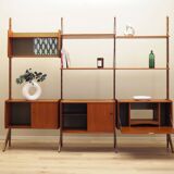 Teak system bookcase, Norwegian design, 1960s, production: Blindheim Mobelf