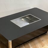 Alveo black coffee table by Willy Rizzo
