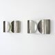2 "Foglio" wall lights by Tobia & Afra Scarpa for Flos, 1960s.