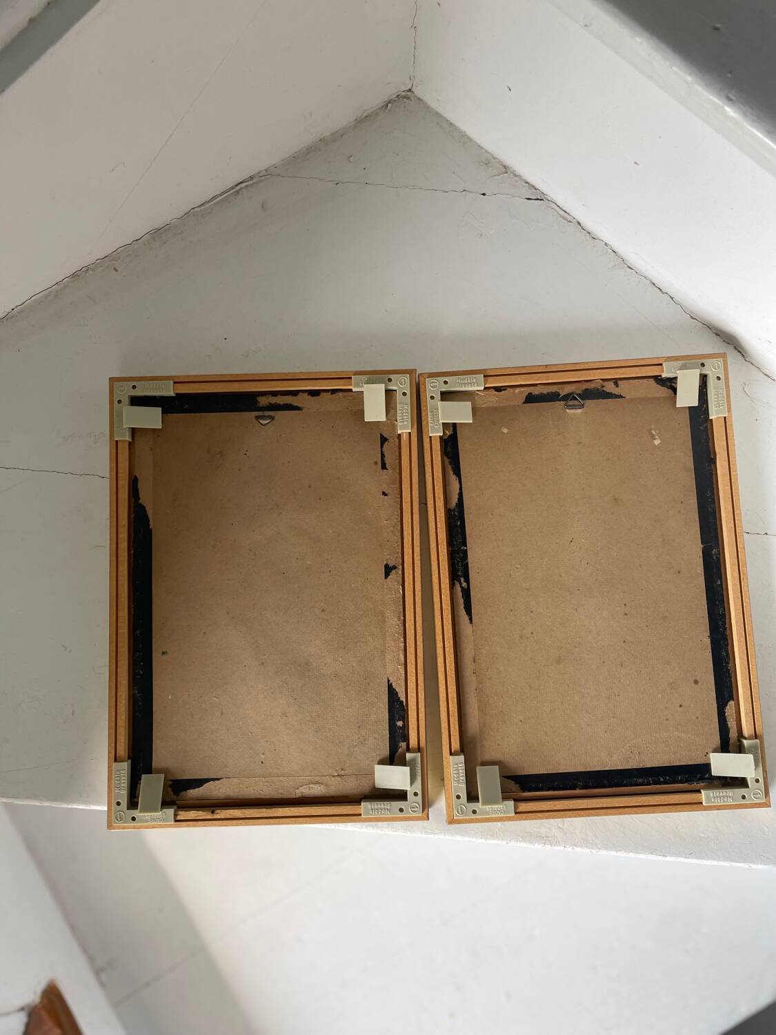 2 frames with old engravings “journal des demoiselles”