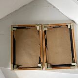 2 frames with old engravings “journal des demoiselles”