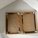 2 frames with old engravings “journal des demoiselles”