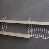 Vintage wall Shelving unit by Nisse Strinning for String AB