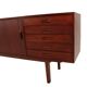Vintage Scandinavian teak sideboard with 5 drawers - Denmark, 1990s