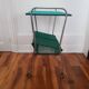 1950s vinyl storage side table