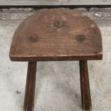 Brutalist tripod standing farmline stool