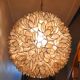 Capiz mother-of-pearl chandelier for Rausch, 1960s
