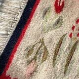 Tapis Rollakan décor de tulipes vintage