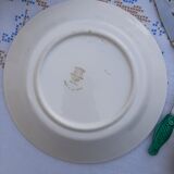 Plat creux fleuri Longchamp vintage